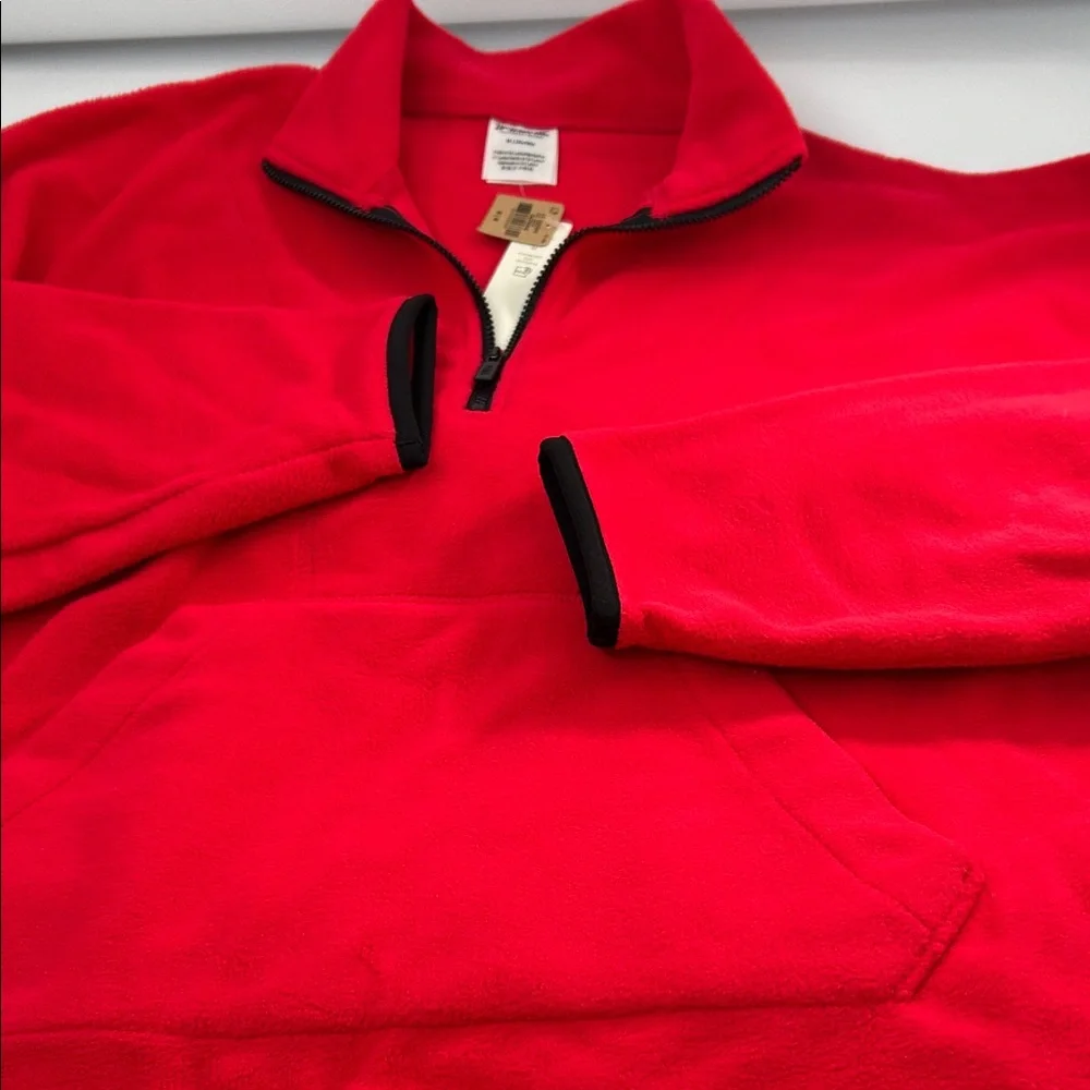PINK Victoria's Secret Women's Bright Red Bomber Jacket